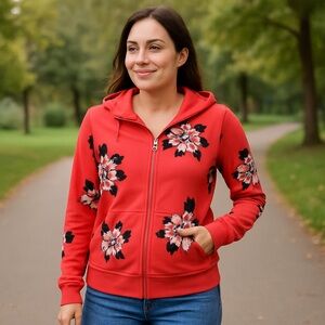 Lululemon Flower Zip Up - Size 4